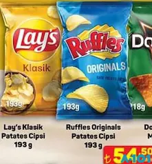 LAYS KLASİK PATATES CİPSİ 193 G